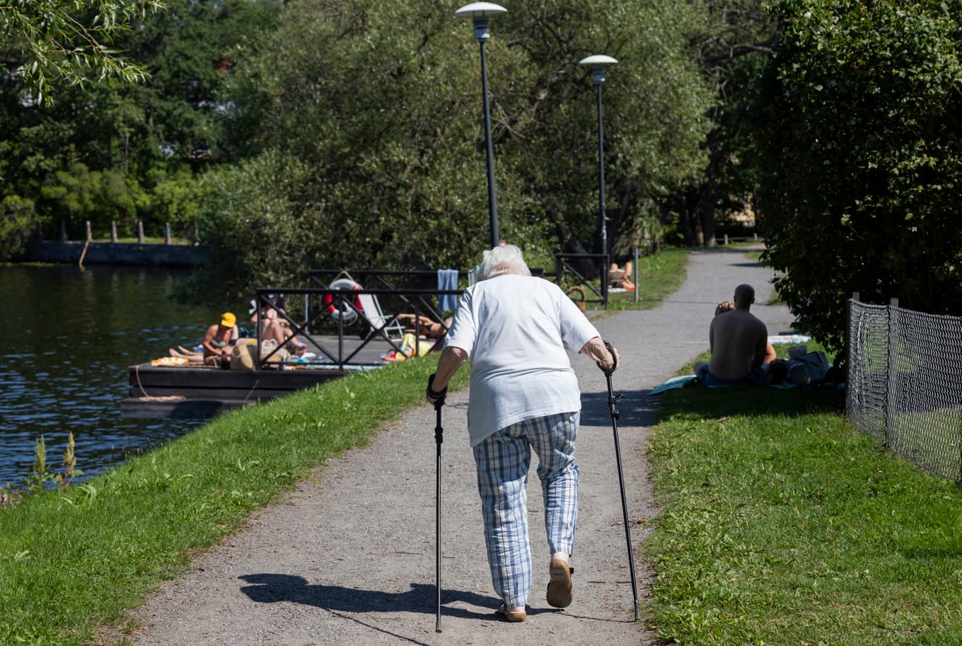 Högsommarvärmen håller i sig. Arkivbild. Foto: Pär Bäckström/TT