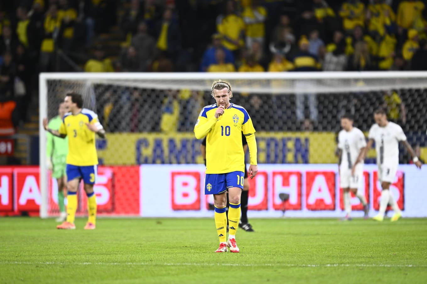 Emil Forsberg slutar i landslaget. Arkivbild. Foto: Pontus Lundahl/TT