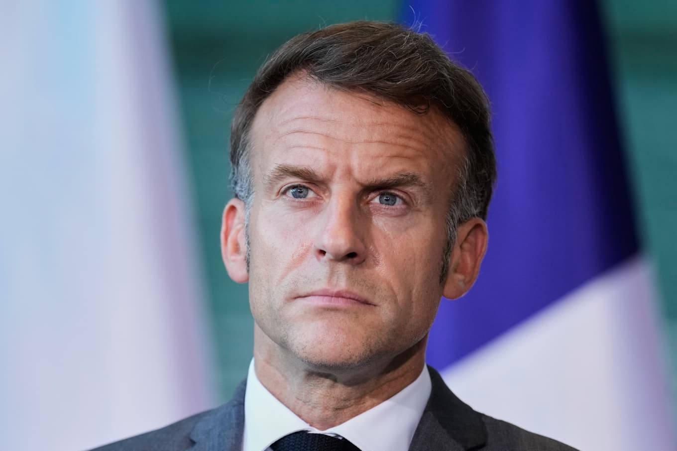 Ett Rysslandskopplat fartyg har stoppats utanför Sicilien av den franska flottan, uppger Frankrikes president Emmanuel Macron. Foto: Ebrahim Noroozi  /AP/TT