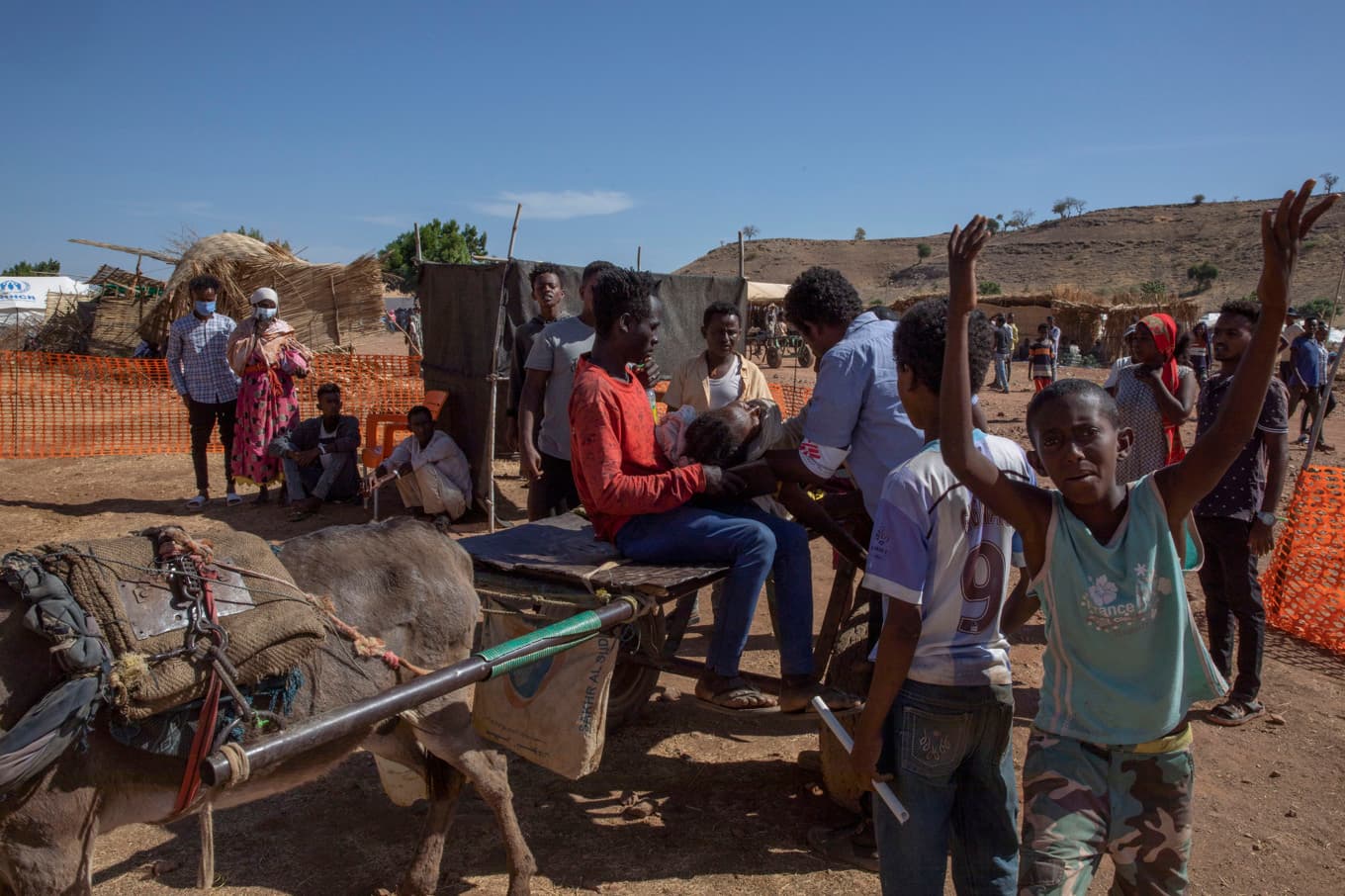 En patient som lider av diabetes och aids kommer till en klinik som drivs av Läkare utan gränser (MSF) i Sudan. Arkivbild. Foto: Nariman El-Mofty/AP/TT