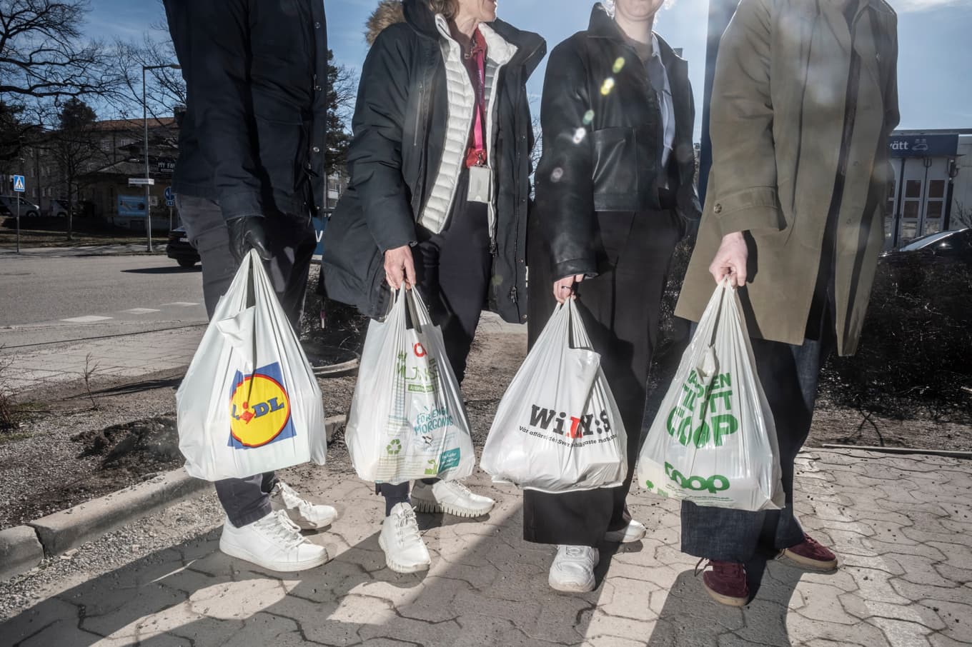 Användandet av plastpåsar ökar i Sverige. Arkivbild. Foto: Magnus Hjalmarson Neideman/SvD/TT