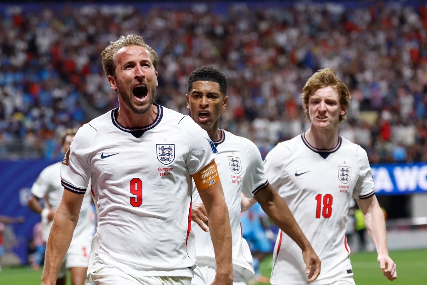 Harry Kane blev stor hjälte för England. Foto: Butch Dill  /AP/TT