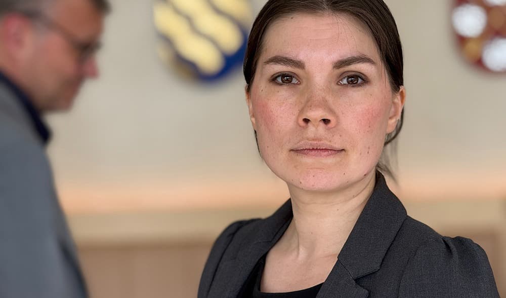 Annika Hirvonen (MP) är med och stoppas regeringens förslag om förvar av barn som ska utvisas. Foto: Staffan Erfors