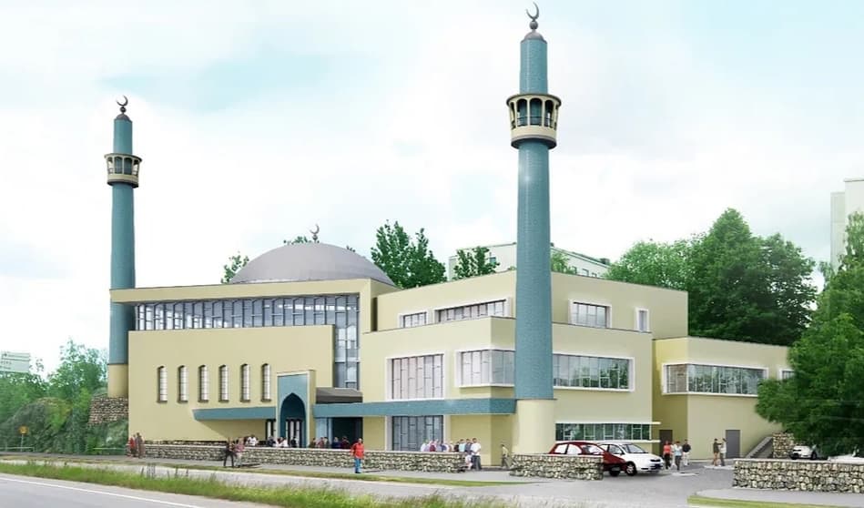 Foto:  Skärmdump av moskéns hemsida.