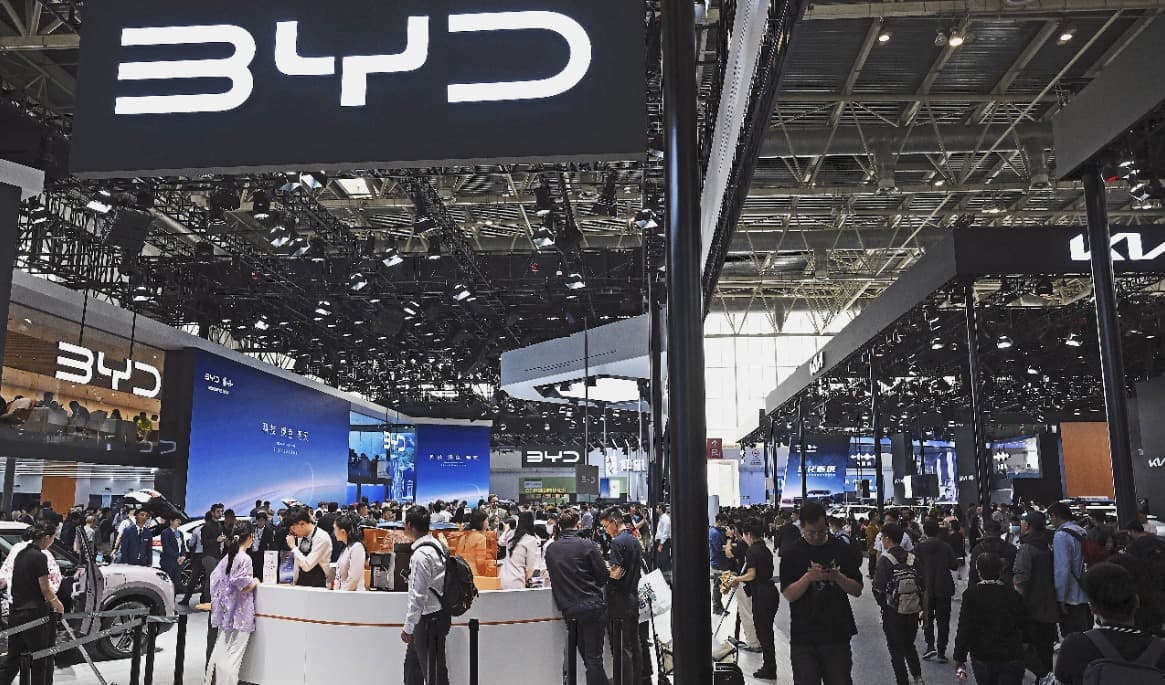 BYD är det kinesiska bilmärke som växer snabbast i Europa. Foto: Jade Gao/AFP via Getty Images
