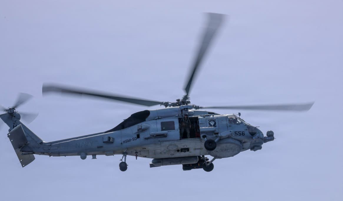 En MH-60R Sea Hawk-helikopter tillhörande amerikanska flottan. Foto: AFP Photo/US Navy/Navcent Public Affairs