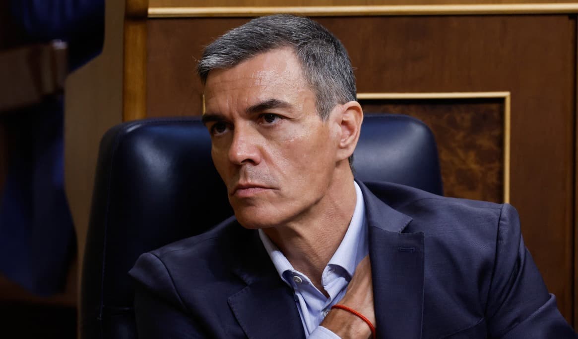 Spaniens premiärminister Pedro Sánchez. Foto: Del Pozo/AFP via Getty Images