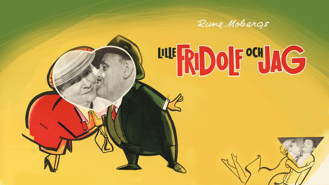 År 1956 var det biopremiär för dåvarande radiosuccén ”Lille Fridolf och jag” med Hjördis Petterson och Douglas Håge. foto: Nordisk Tonefilm