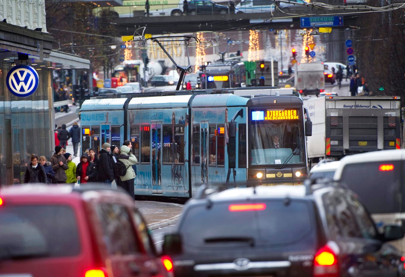 Miljözon klass 3 i Stockholms city har blivit en omstridd fråga och kan bli avgörande i höstens kommunalval. Foto: Fredrik Sandberg/TT