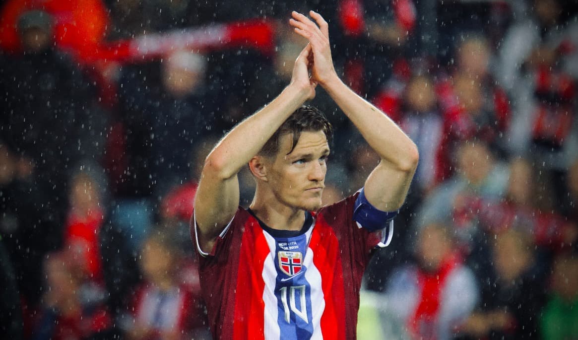Martin Ødegaard i norsk landslagsdräkt. Foto: Michael Emilio, Wikimedia Commons CC4.0