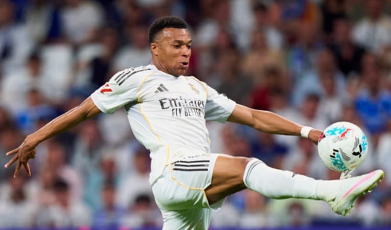 Kylian Mbappé, Frankrike. Frankrikes största stjärna. Hans ego utgör ibland ett problem, men när han är i form är han oslagbar. Foto: Angel Martinez/Getty Images