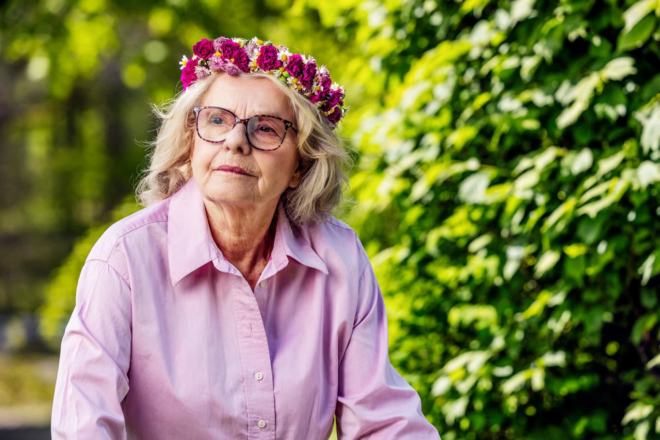 Marie Göranzon Sommarpratar kommande söndag för fjärde gången. foto: Mattias Ahlm/Sveriges Radio
