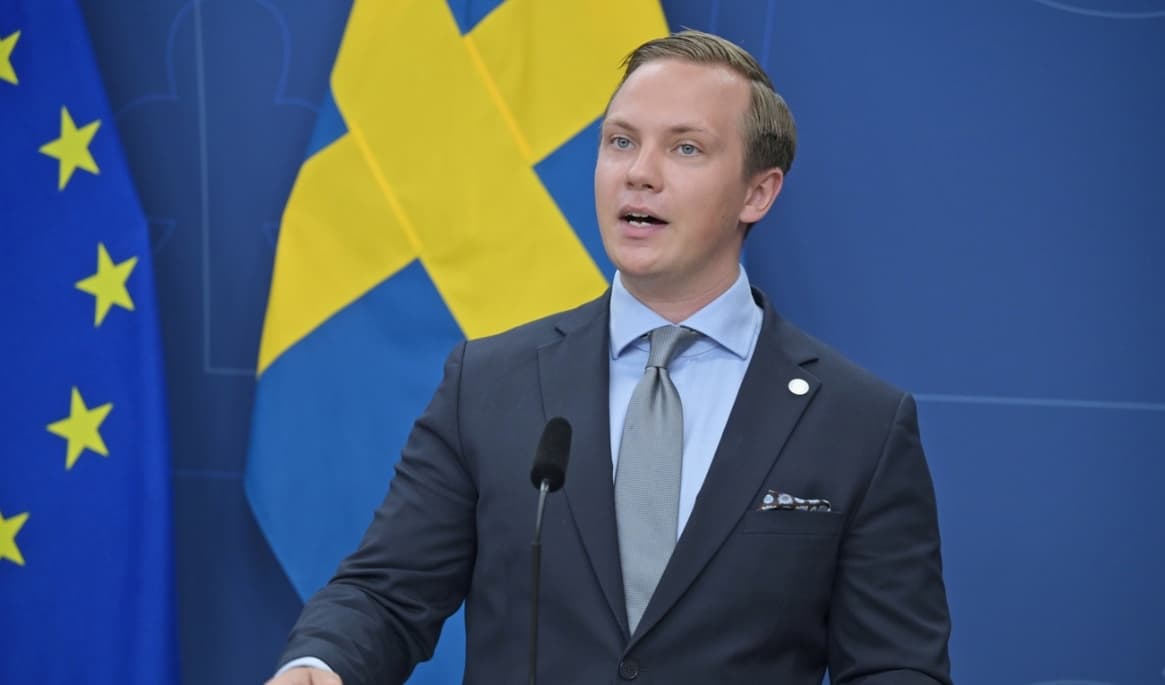 Tobias Andersson (SD), ordförande näringsutskottet. Foto: Roger Sahlström.