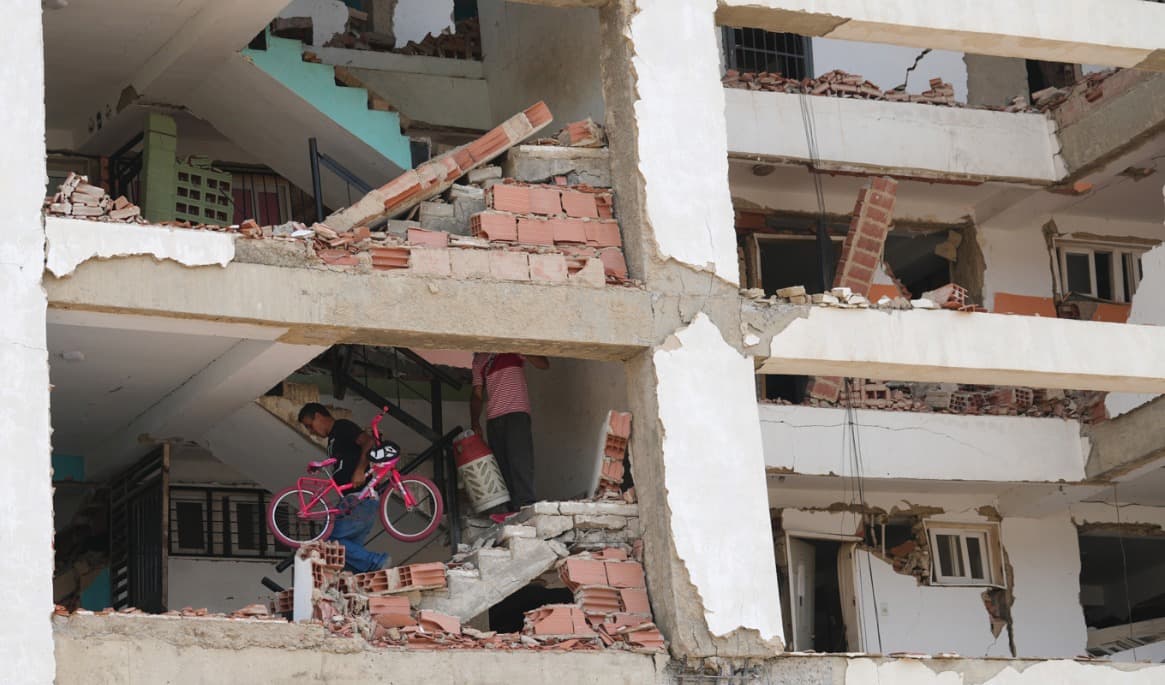 Förstörelsen är stor i Venezuela. Foto: Ariana Cubillos/AP/TT