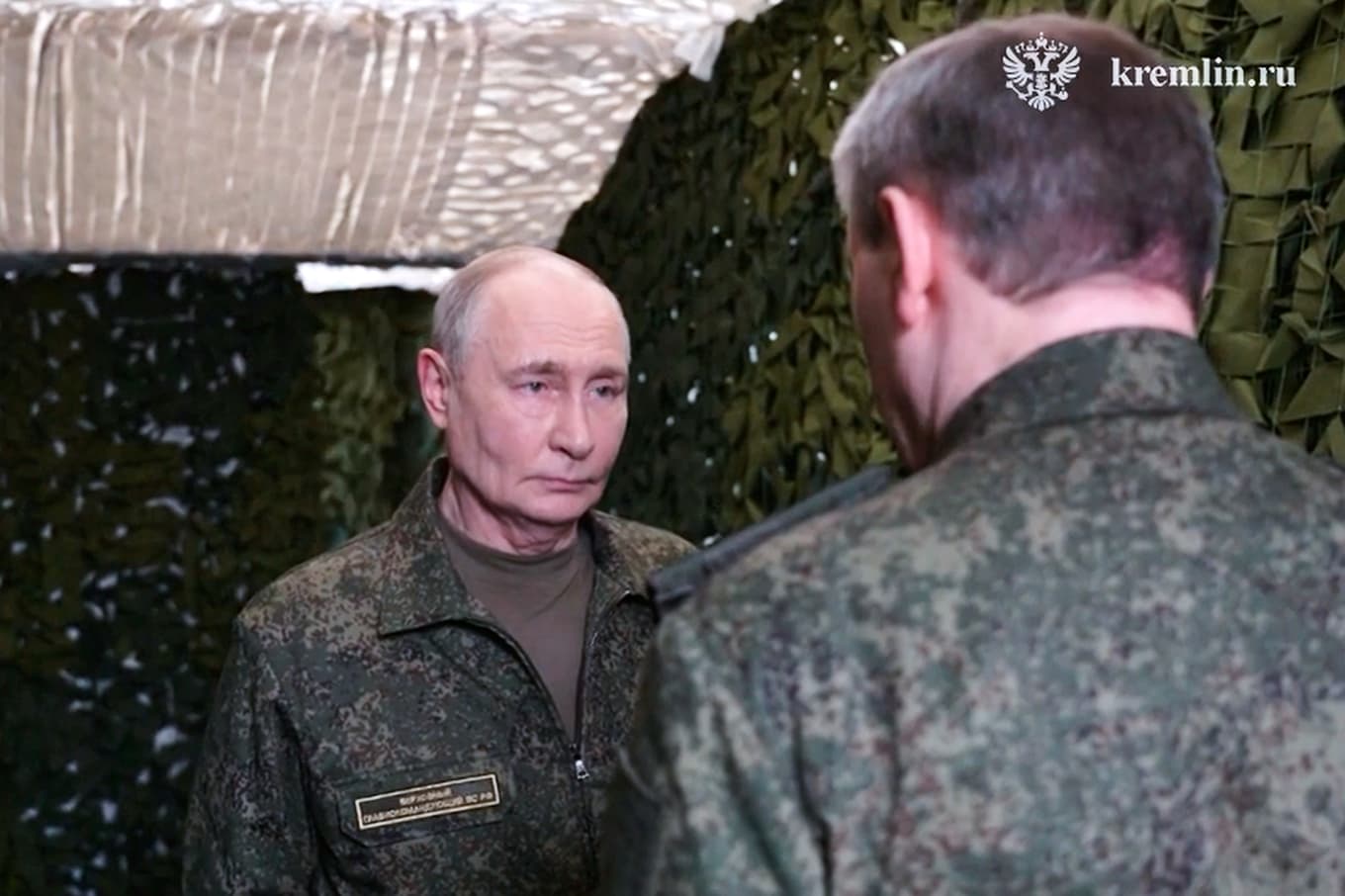 Rysslands president Vladimir Putin på en bild som tillhandahållits av presidentens presstjänst. Foto: Rysslands presidents presstjänst via AP/TT