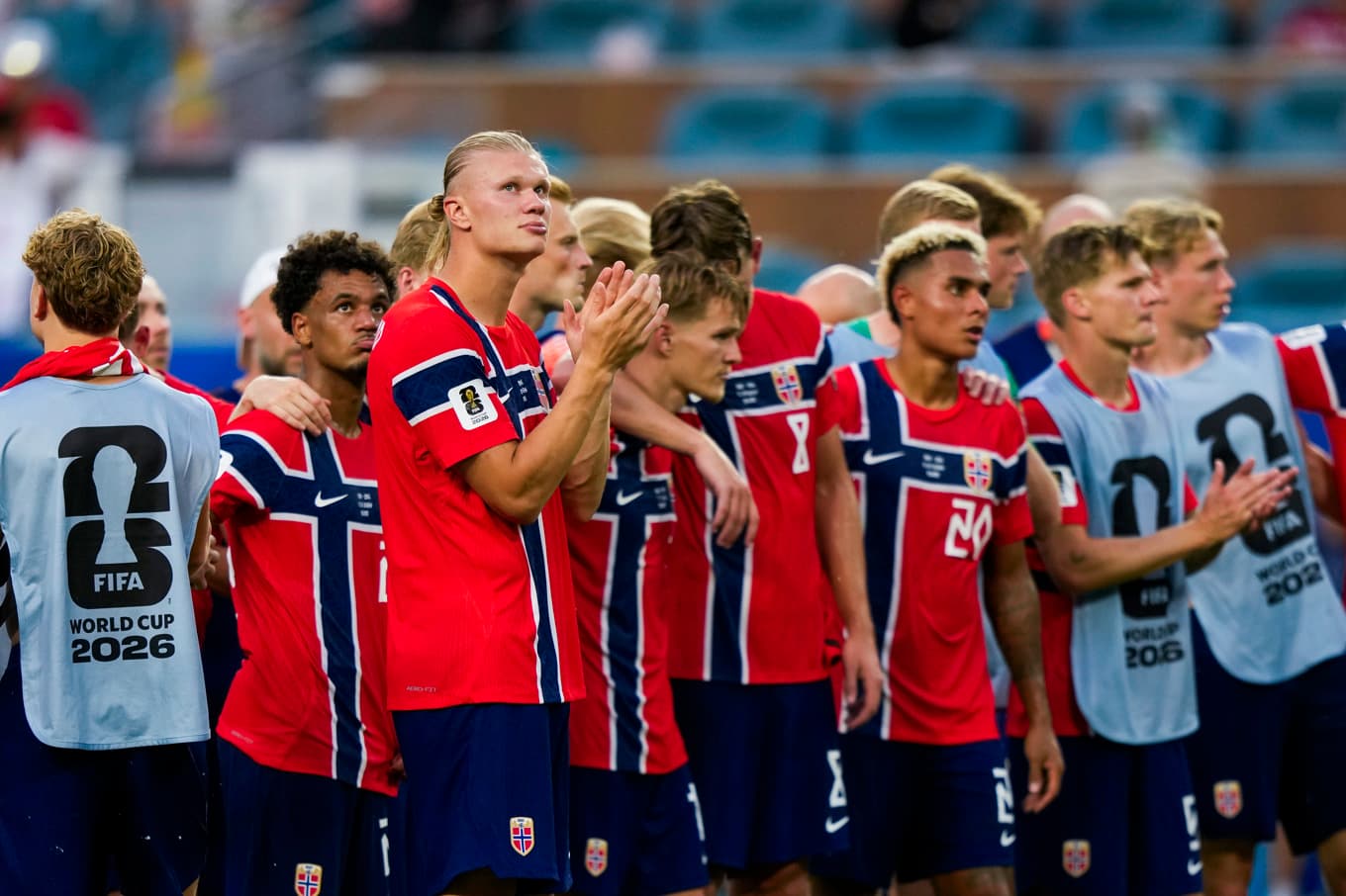 Erling Braut Haaland är stolt över det norska landslaget. Foto: Fredrik Varfjell/NTB/TT