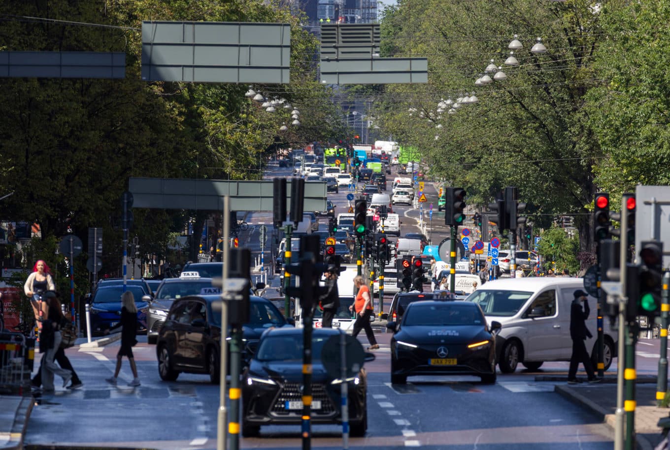 Trafiken är farlig – men i allt lägre grad, enligt WHO. Arkivbild. Foto: Pär Bäckström/TT