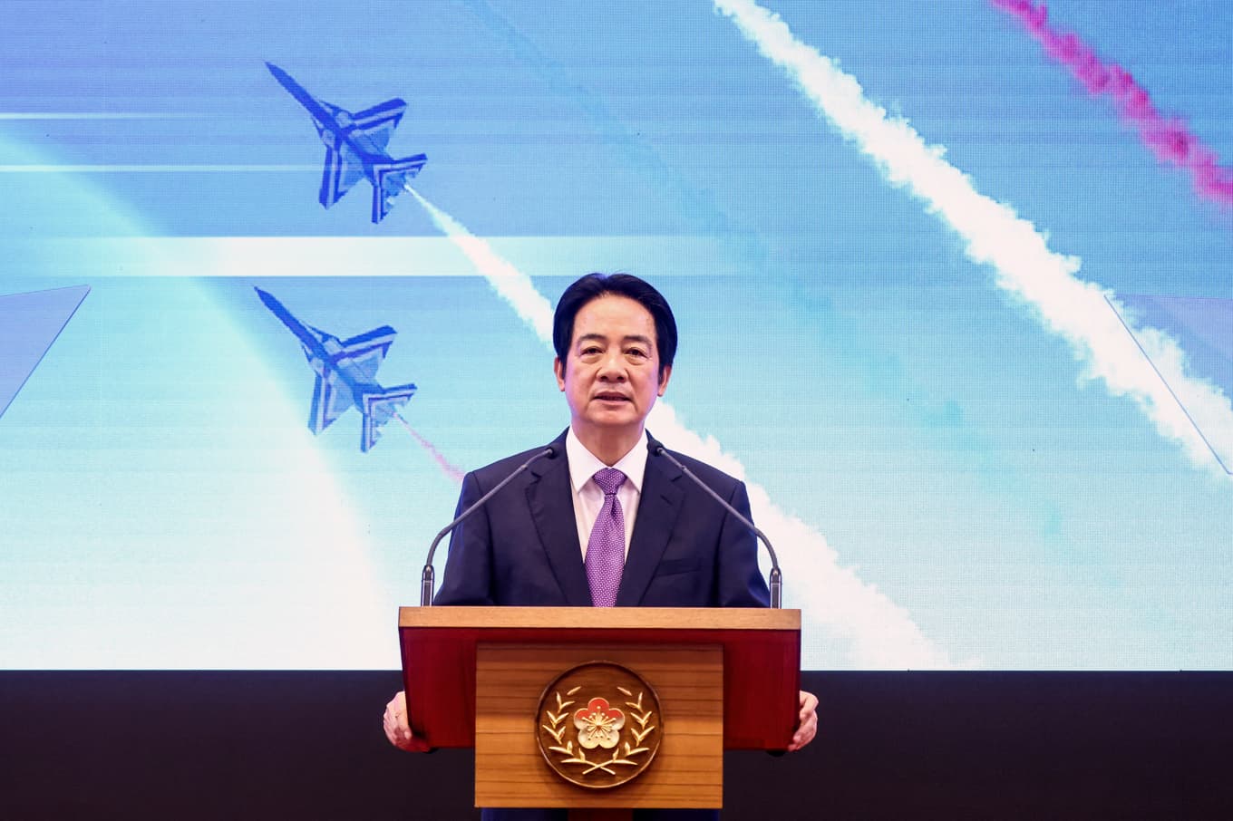 Taiwans president Lai Ching-te varnar nu för konsekvenserna av Kinas nya etniska enhetslag. Foto: I-Hwa Cheng/AFP via Getty Images