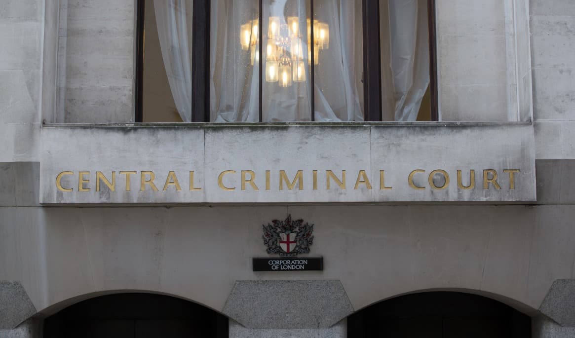 Domstolen Central Criminal Court, som även kallas ”Old Baily”, i London i Storbritannien. Foto: Oli Scarff/Getty Images