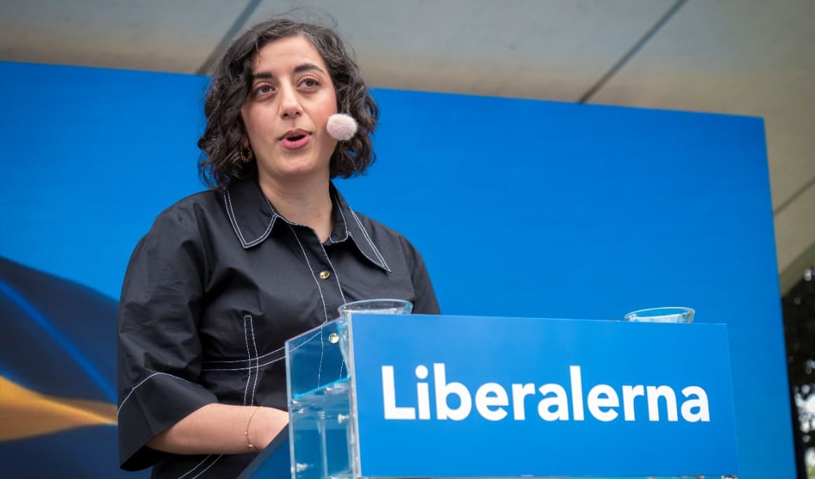 Simona Mohamsson, Liberalernas partiledare. Foto: Bilbo Lantto