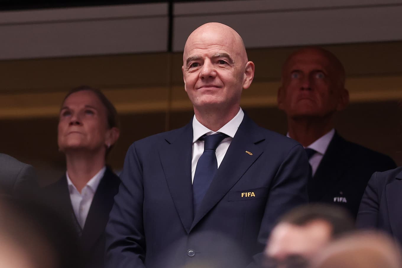 Fifa-ordförande Gianni Infantino under sommarens fotbolls-VM i Nordamerika. Foto: Sam Hodde/AP/TT