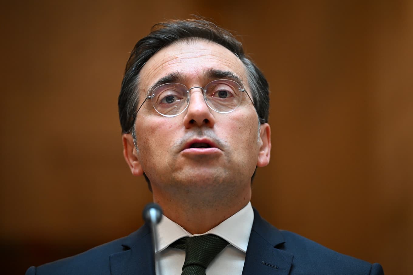 Spaniens utrikesminister José Manuel Albares. Arkivbild. Foto: Leon Neal/AP/TT