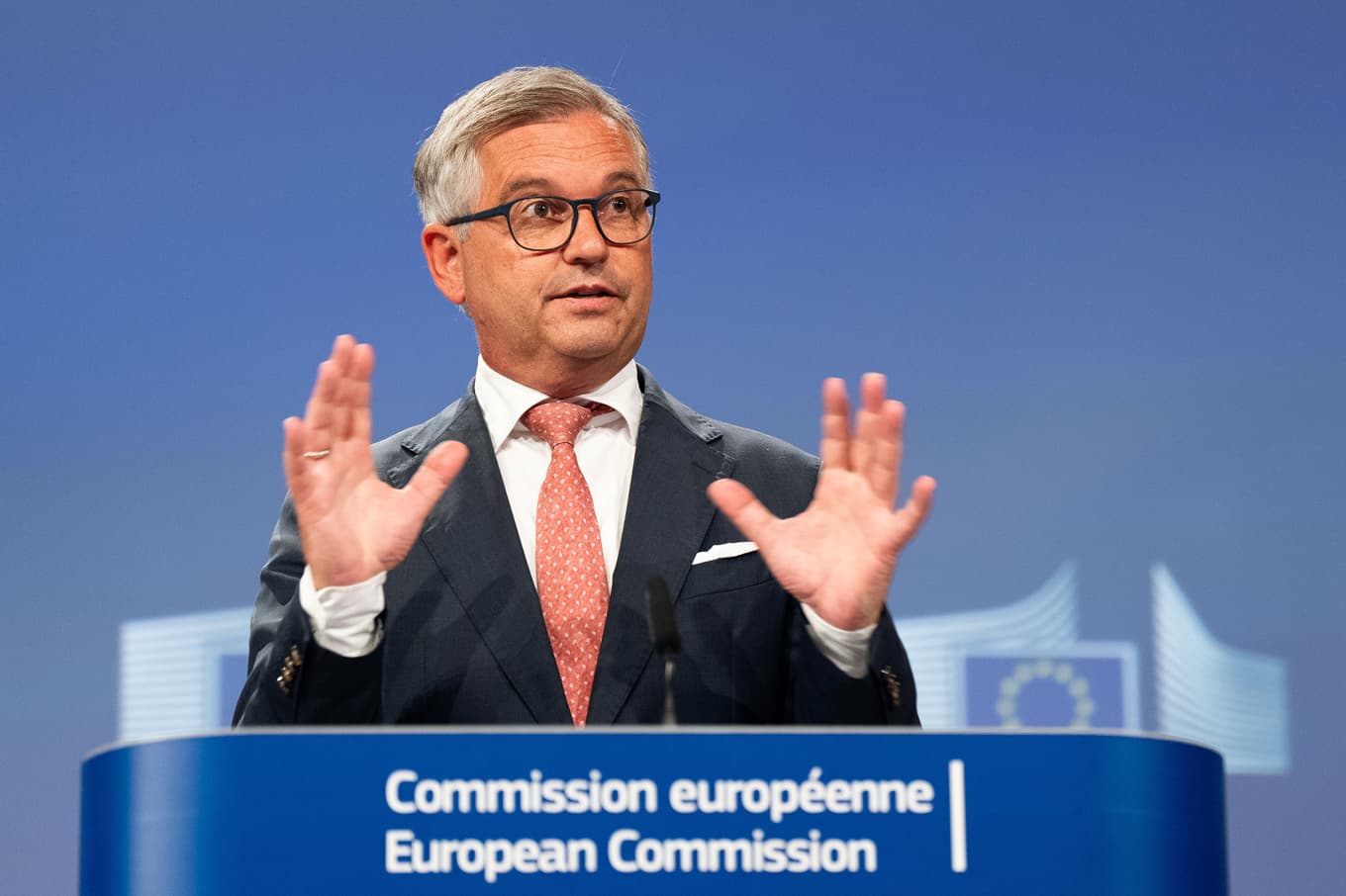 Magnus Brunner, EU:s inrikeskommissionär. Akrivbild. Foto: Marius Burgelman/AP/TT