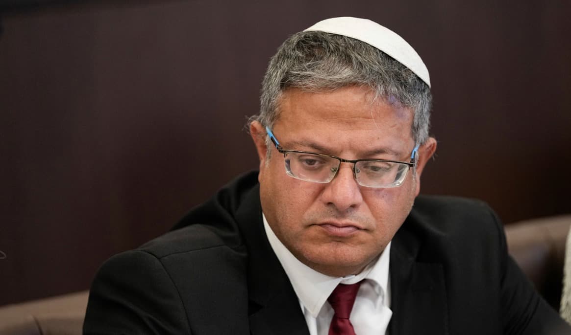 Den israeliska ultrakonservativa säkerhetsministern Itamar Ben-Gvir. Arkivbild. Foto: Ohad Zwigenberg/AP/TT