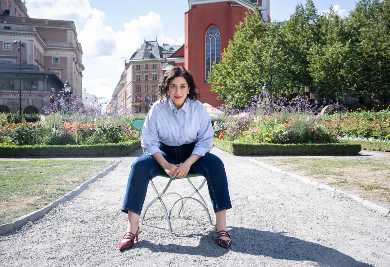 ”Vi har varit uträknade tidigare”, säger partiledaren Simona Mohamsson (L), som också är utbildnings- och integrationsminister. Foto: Fredrik Sandberg/TT