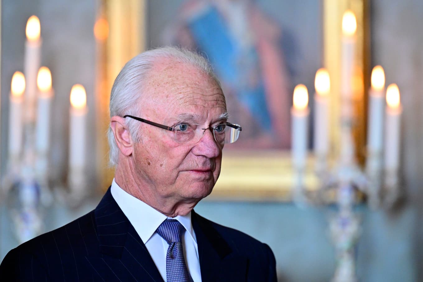 Kung Carl Gustaf uttrycker bestörtning och sorg över skoldådet i Fagresta. Arkivbild. Foto: Jonas Ekströmer/TT