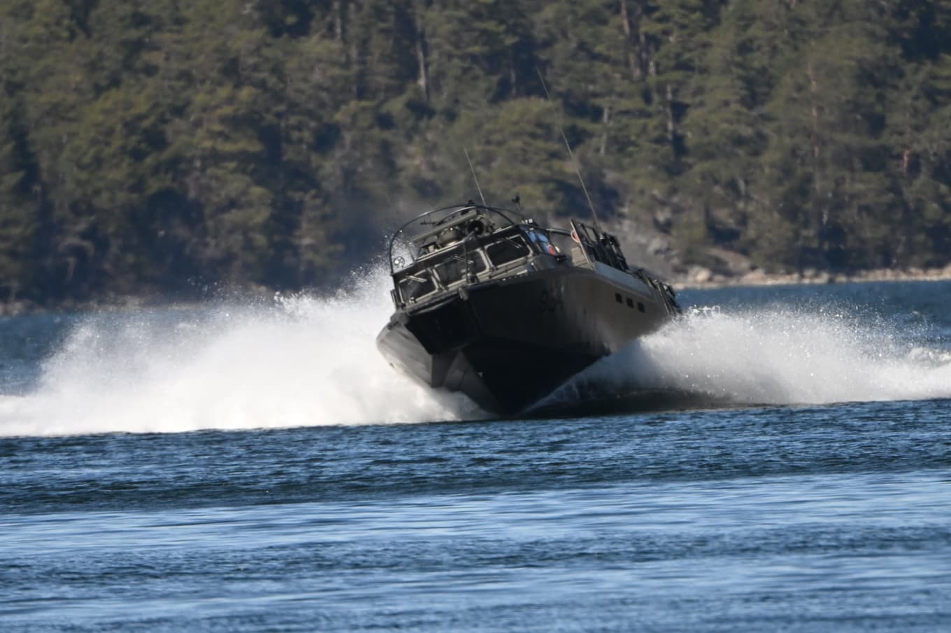 Stridsbåt 90 vid Berga örlogsbas på Muskö. Arkivbild. Foto: Fredrik Sandberg/TT