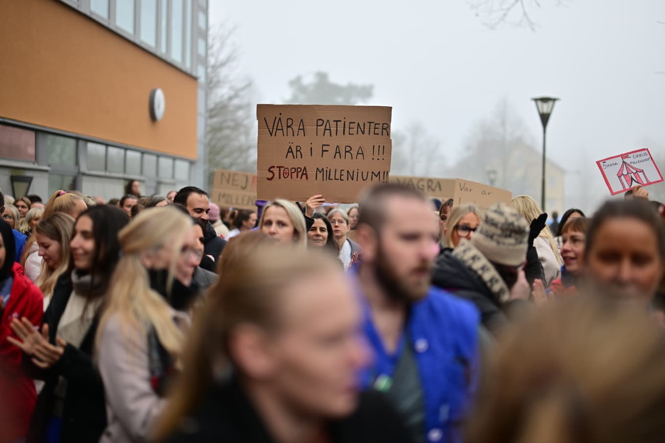 Införandet av vårdsystemet Millennium väckte hårt motstånd. Arkivbild. Foto: Björn Larsson Rosvall/TT