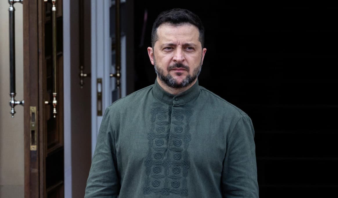 Ukrainas president Volodymyr Zelenskyj. Foto: Tetiana Dzhafarova/AFP via Getty Images