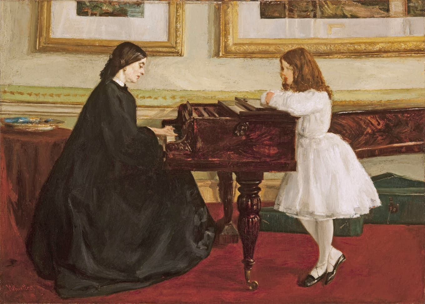 Målning utförd av James McNeill Whistler (1834–1903), som länge var vän och estetisk själsfrände till Oscar Wilde. Foto: Taft Museum of Art/Wikimedia Commons