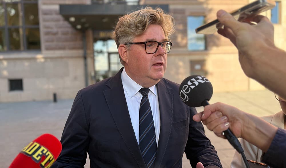 Gunnar Strömmer (M) och regeringen ser allvarligt på det ryska spionförsöket. Foto: Staffan Erfors