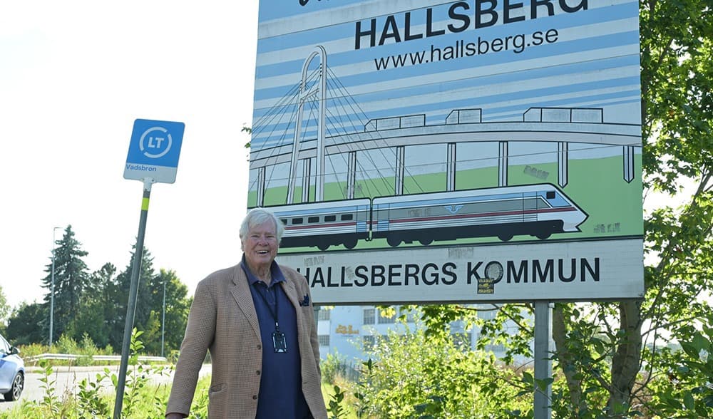 Staffan Heimerson tar pulsen på Hallsberg. Foto: Adam Strand
