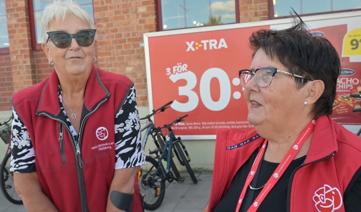 Två socialdemokratiska politiker i Hallsberg kritiserar Örebropartiet och Marcus Allards hårda retorik. De menar att tonen riskerar att göra det svårare att få fler att engagera sig politiskt. Foto: Adam Strand