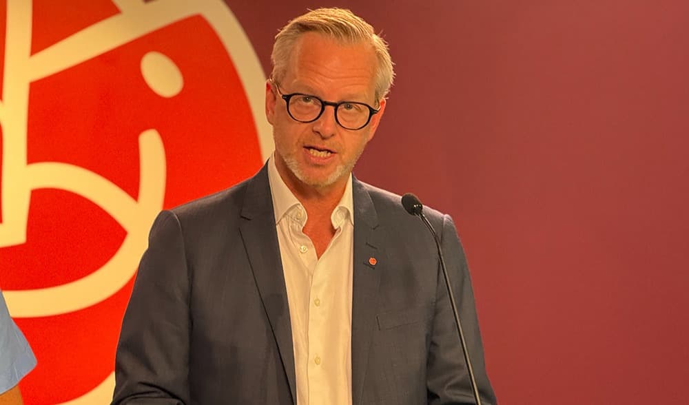 Mikael Damberg och Socialdemokraterna vill satsa på företagens innovation. Foto: Staffan Erfors