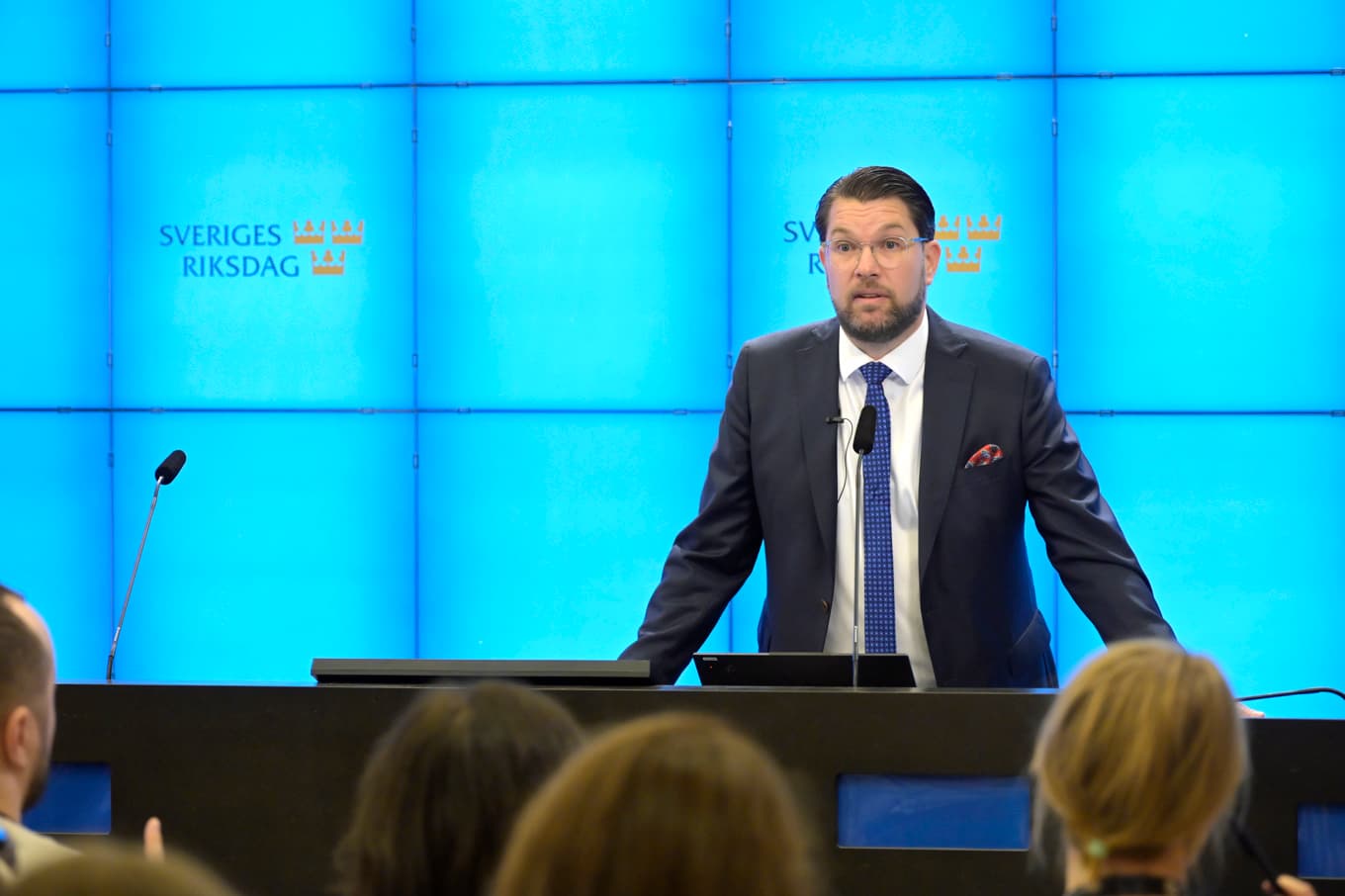 Jimmie Åkesson och Sverigedemokraterna vill införa psykiatrihem. Foto: Roger Sahlström
