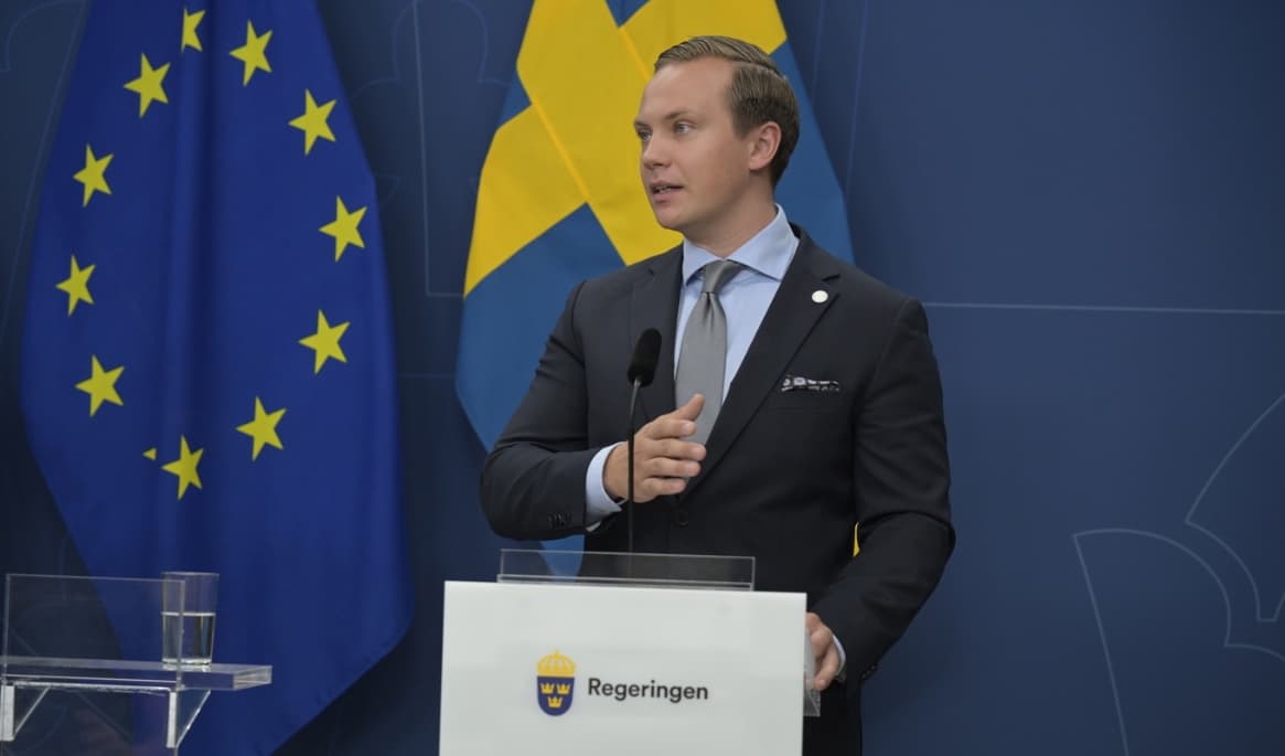 Tobias Andersson (SD), ordförande näringsutskottet. Foto: Roger Sahlström.
