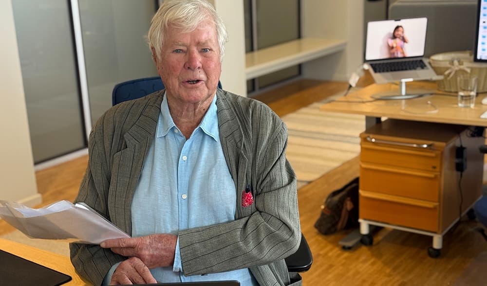 Staffan Heimerson är redo att bevaka det svenska valet. Foto: Staffan Erfors