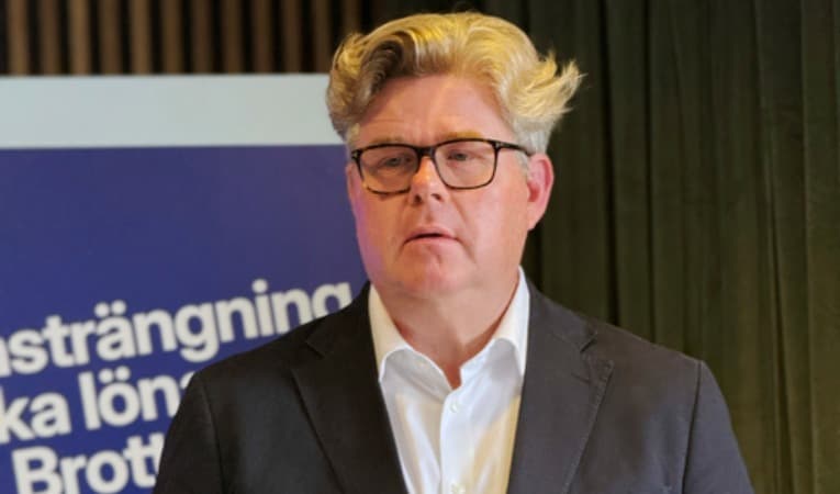 Justitieminister Gunnar Strömmer vill se över förtalslagstiftningen. Foto: Staffan Erfors