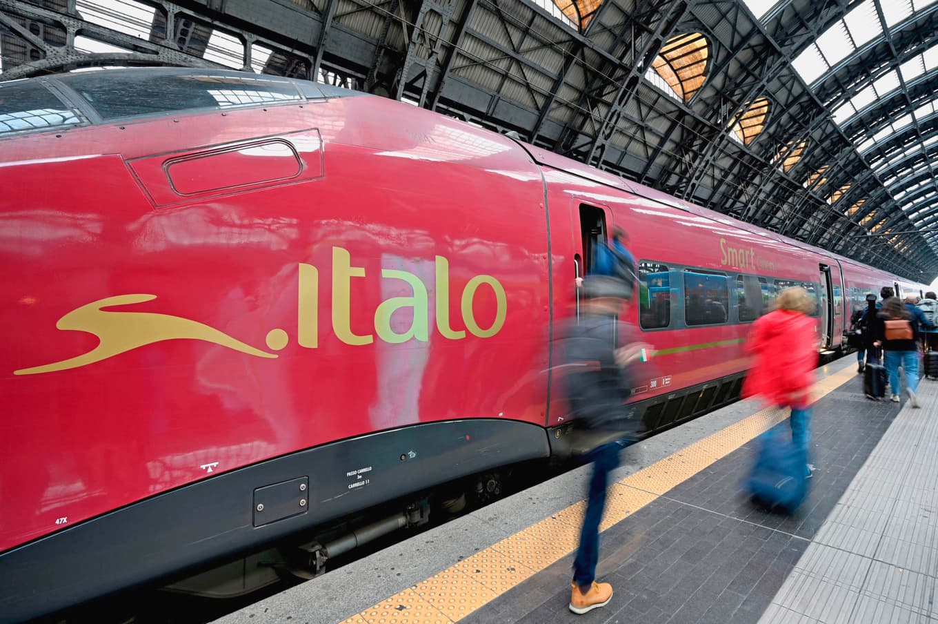 Den italienska snabbtågsoperatören Italo utmanar tyska jätten DB på två lukrativa storstadssträckor. Foto: Gabriel Bouys/AFP/Getty Images
