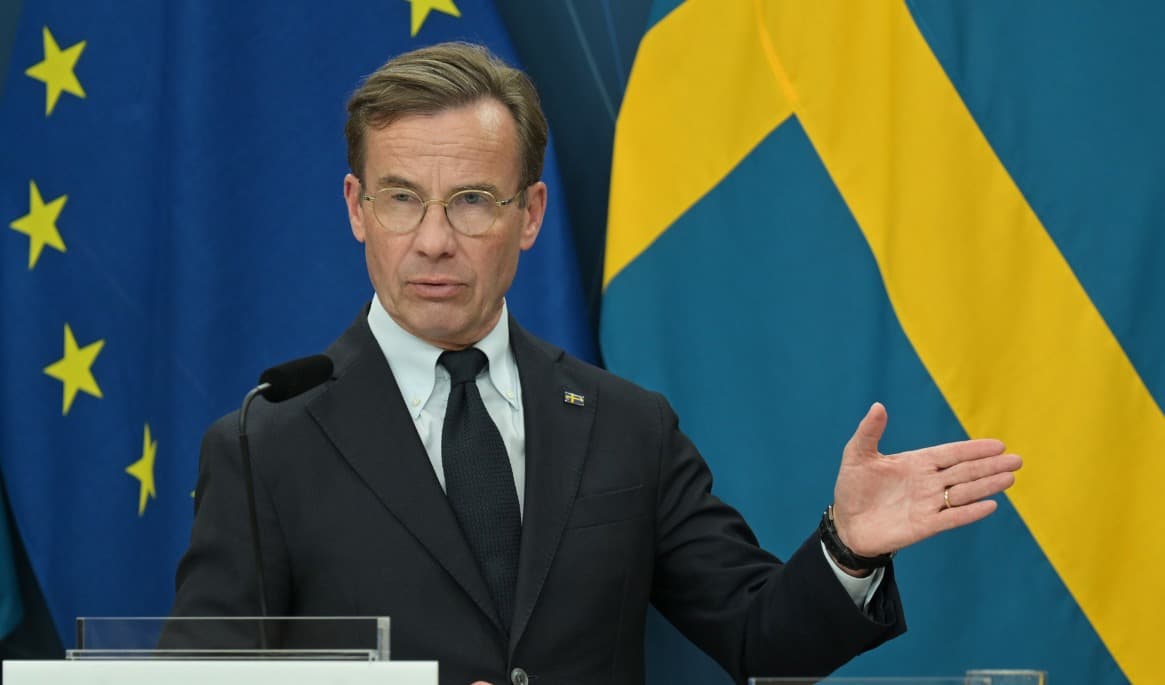 Rysslands attack mot Leipzig/Halle flygplats följer de scenarier som Sverige och andra Natoländer förberett sig för, enligt statsminister Ulf Kristersson (M). Foto: Adam Strand