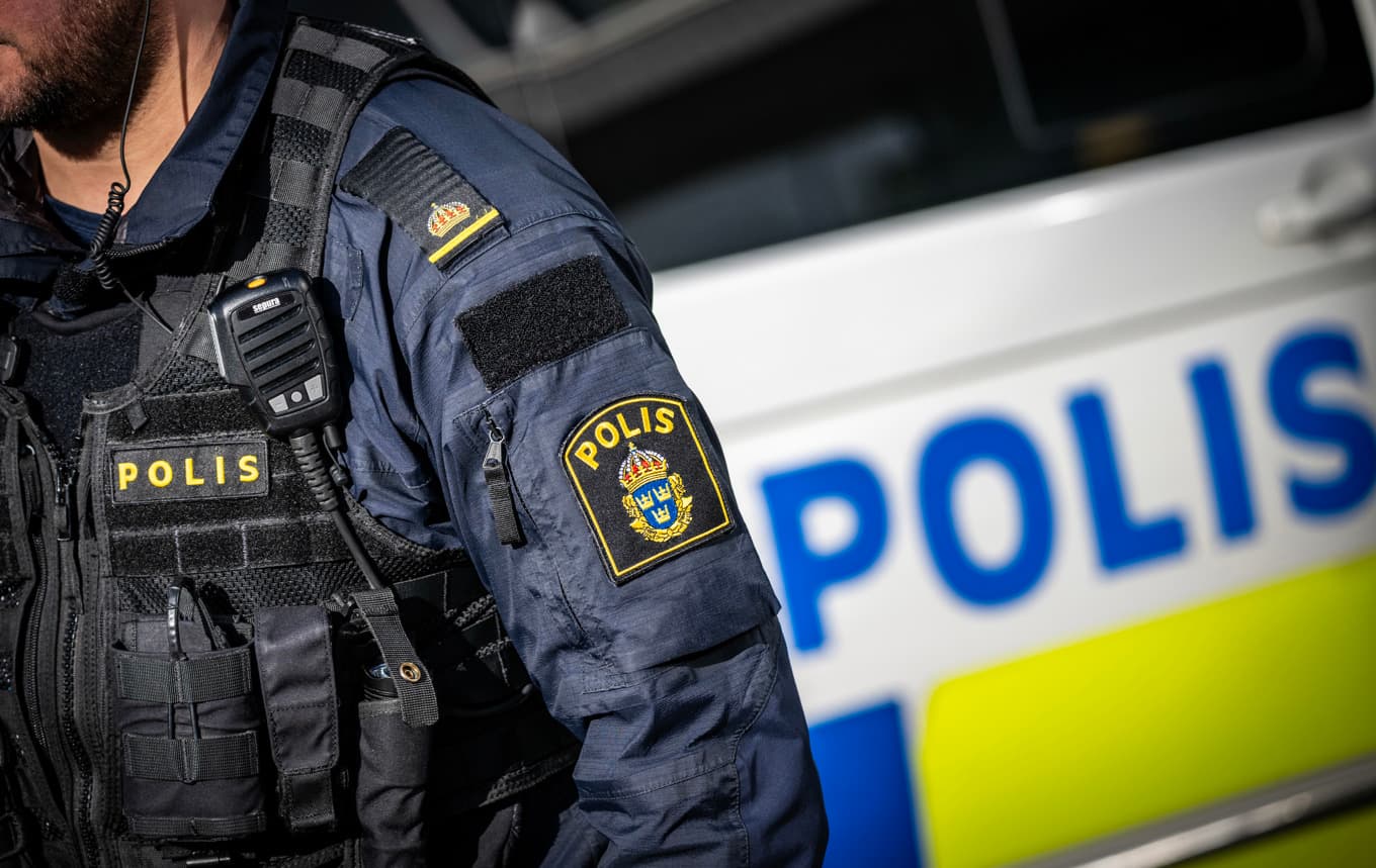 Polisen i Norrköping larmades till en svensexa. Arkivbild. Foto: Johan Nilsson/TT