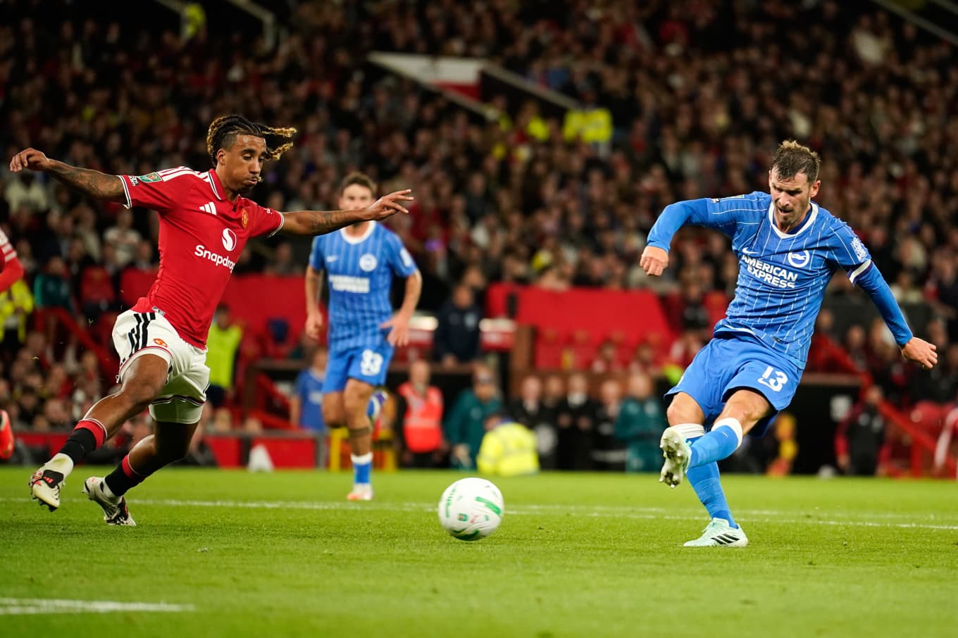 Brighton besegrade Manchester United. Foto: Dave Thompson  /AP/TT