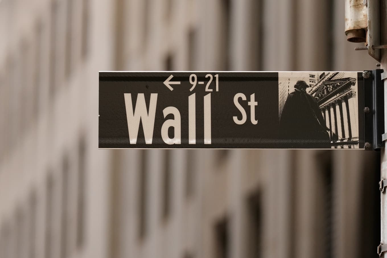 Nedåt på Wall Street. Arkivbild. Foto: Seth Wenig /AP/TT