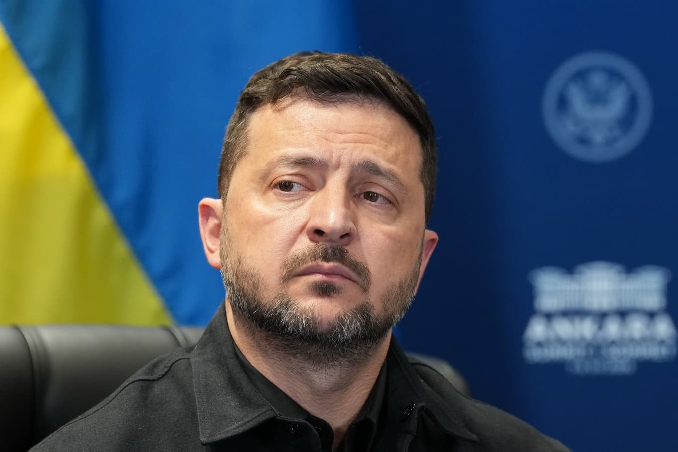 Ukrainas president Volodymyr Zelenskyj. Arkivbild. Foto: Alex Brandon/AP/TT