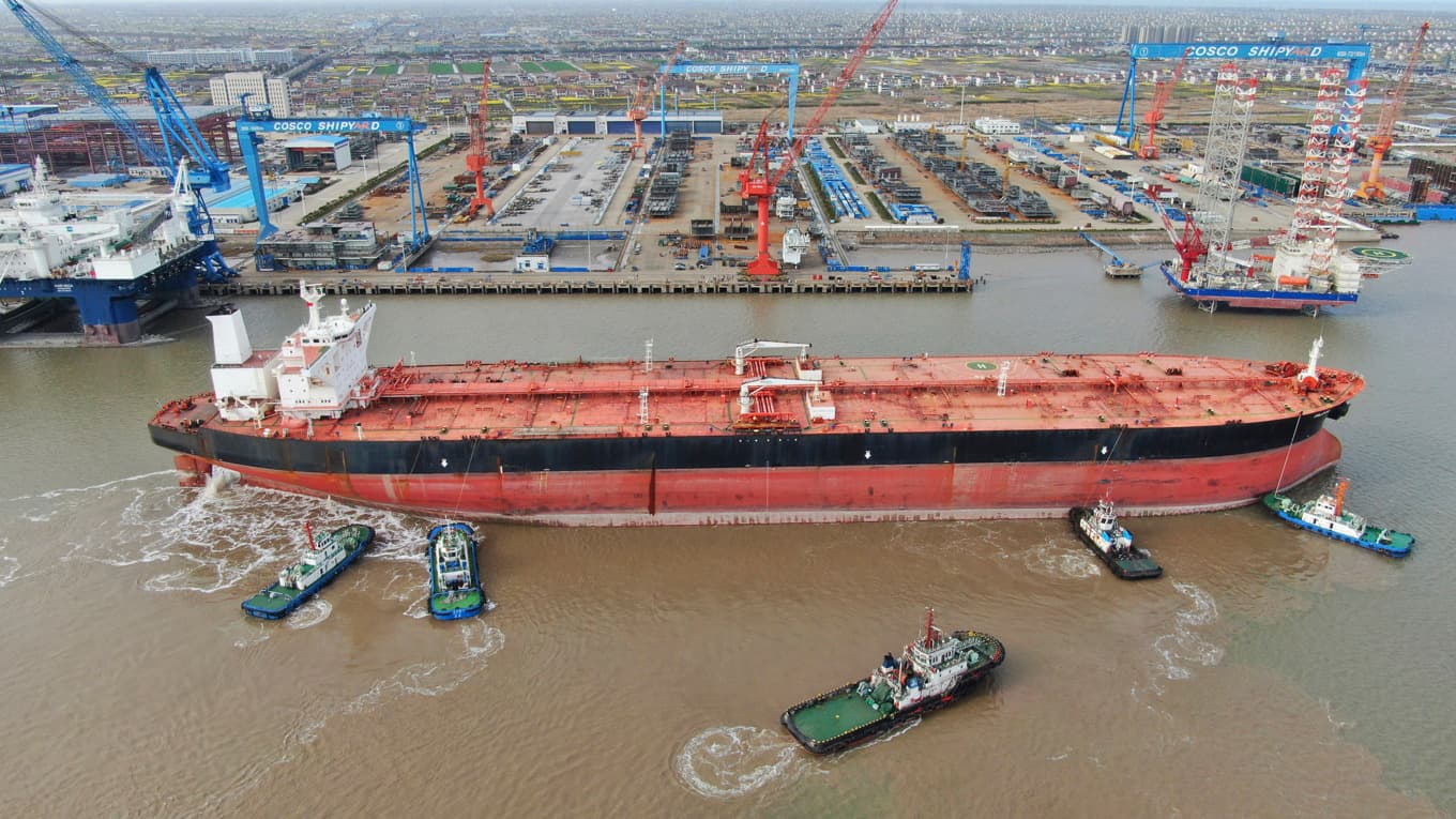 Priset på så kallade supertankers har rusat i höjden. Arkivbild. Foto: AP/TT