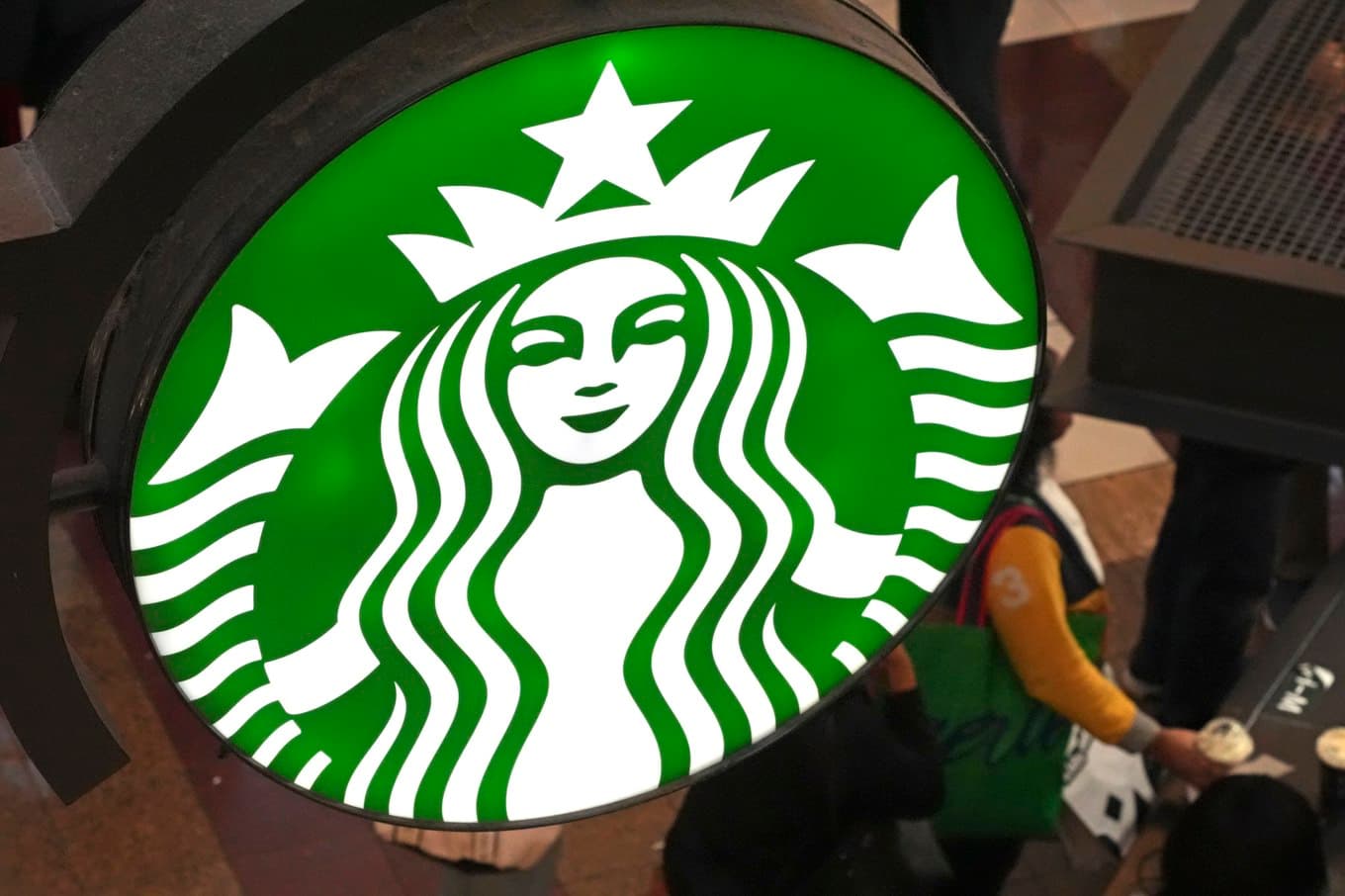 Starbucks logotyp. Arkivbild. Foto: Gene J Puskar/AP/TT